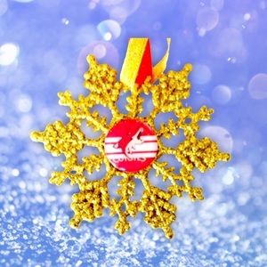 Arizona COYOTES Handmade Hockey Snowflake *NEW*